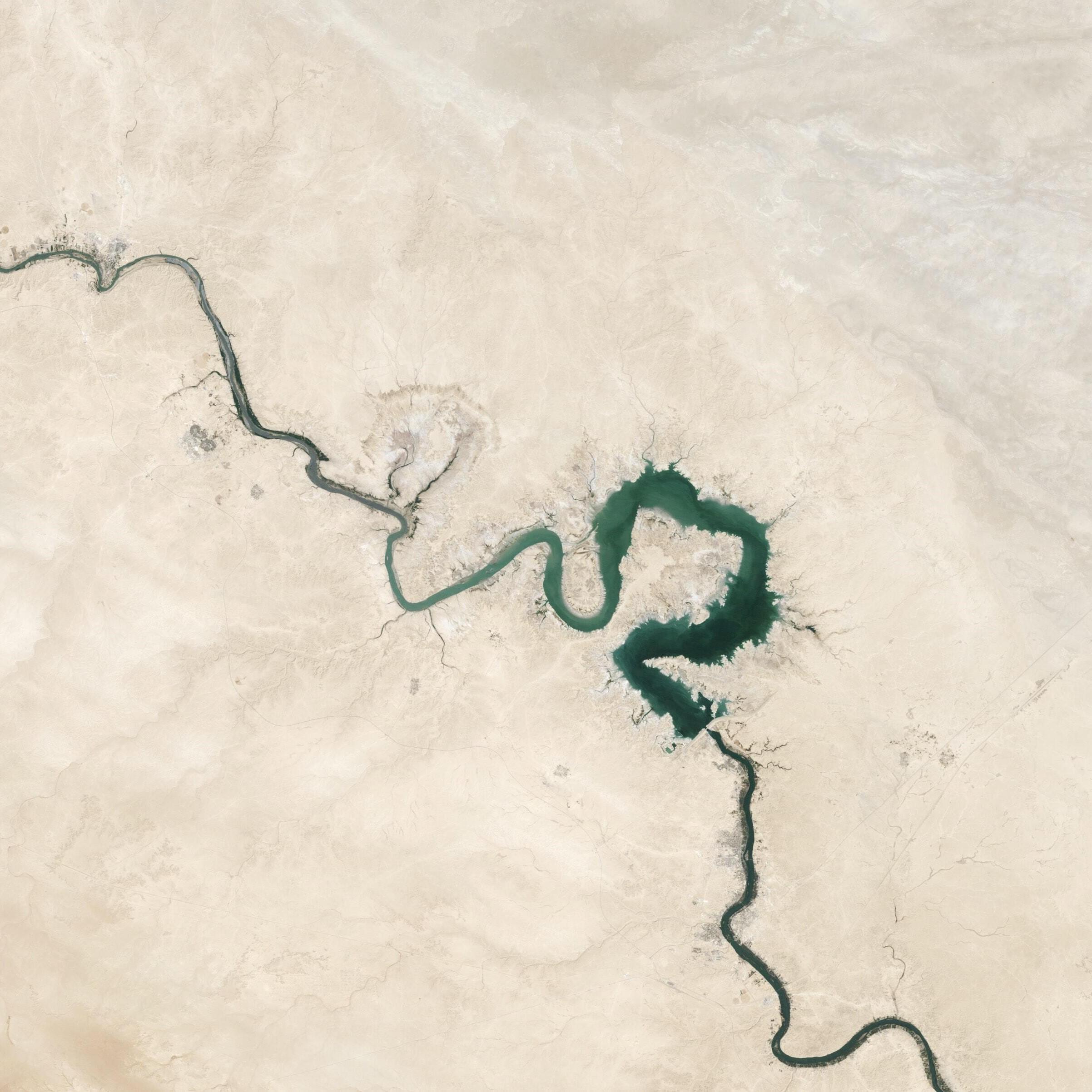 river in desert